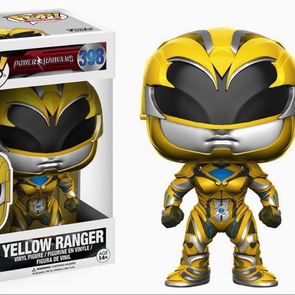 Power Rangers Yellow Ranger Funko #398 with Yellow Ranger Stuffed Toy NIB - Picture 5 of 8
